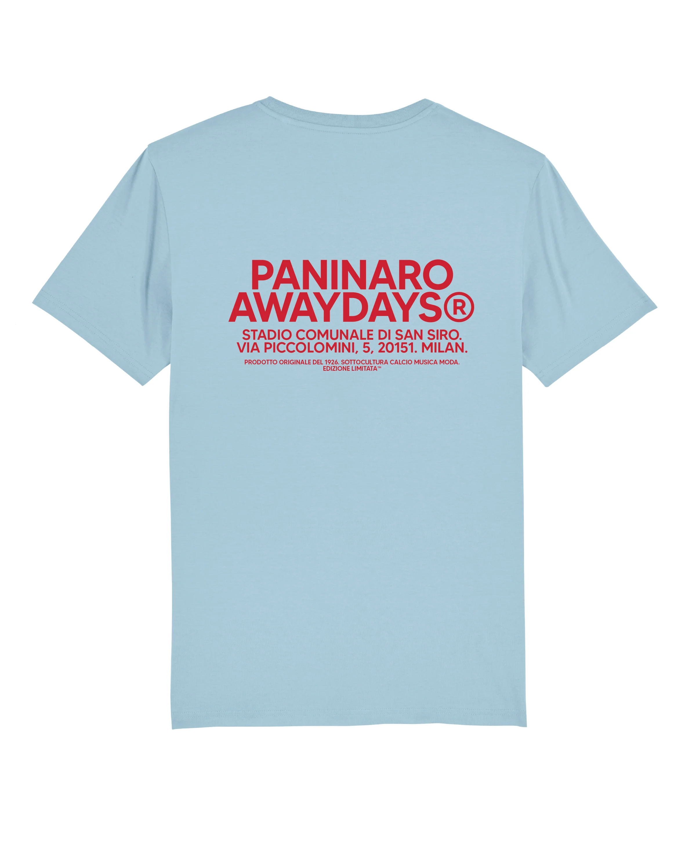 AWAY DAYS - SAN SIRO - SKY BLUE TEE