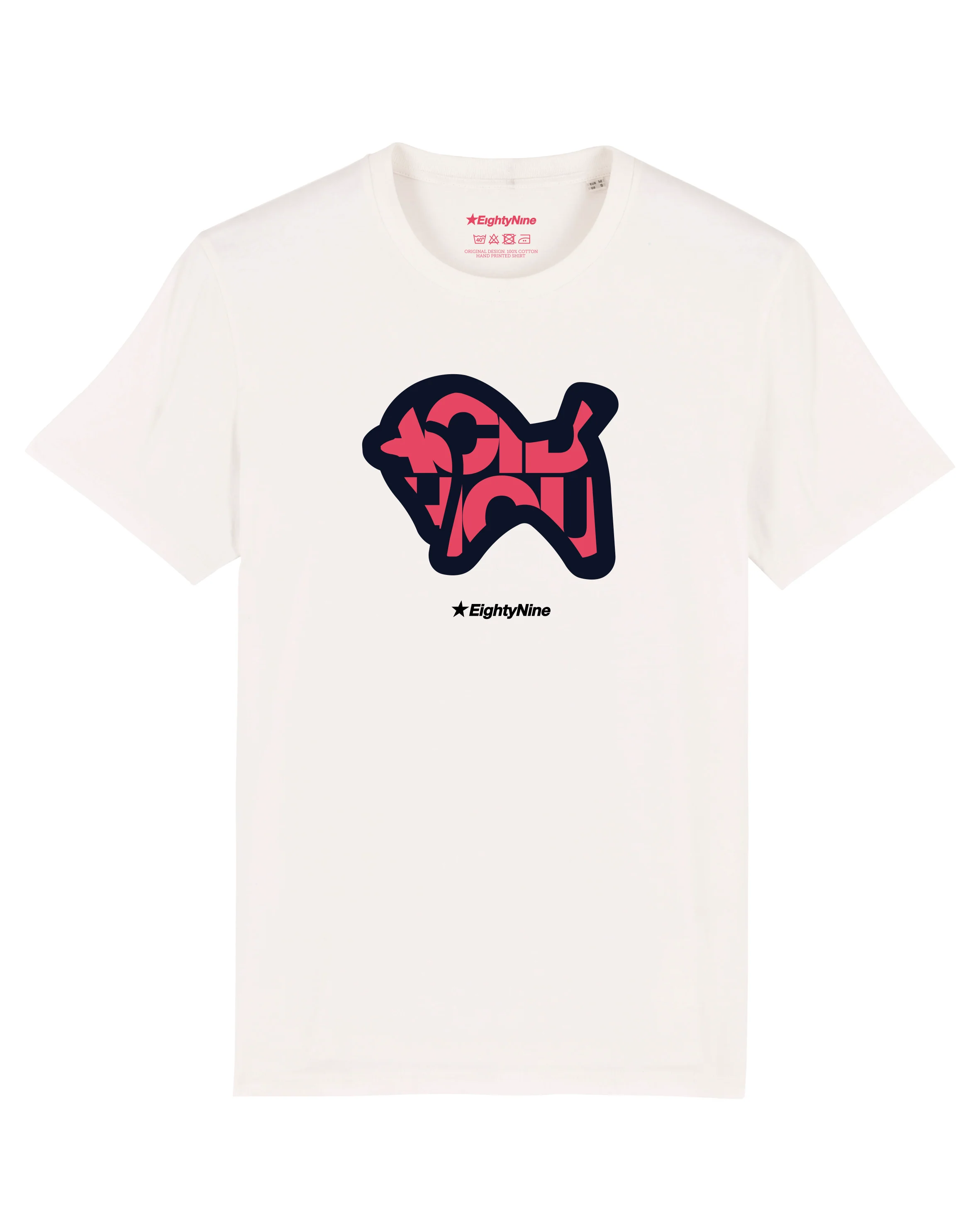 EightyNine - ACID HOUSE - VINTAGE WHITE TSHIRT
