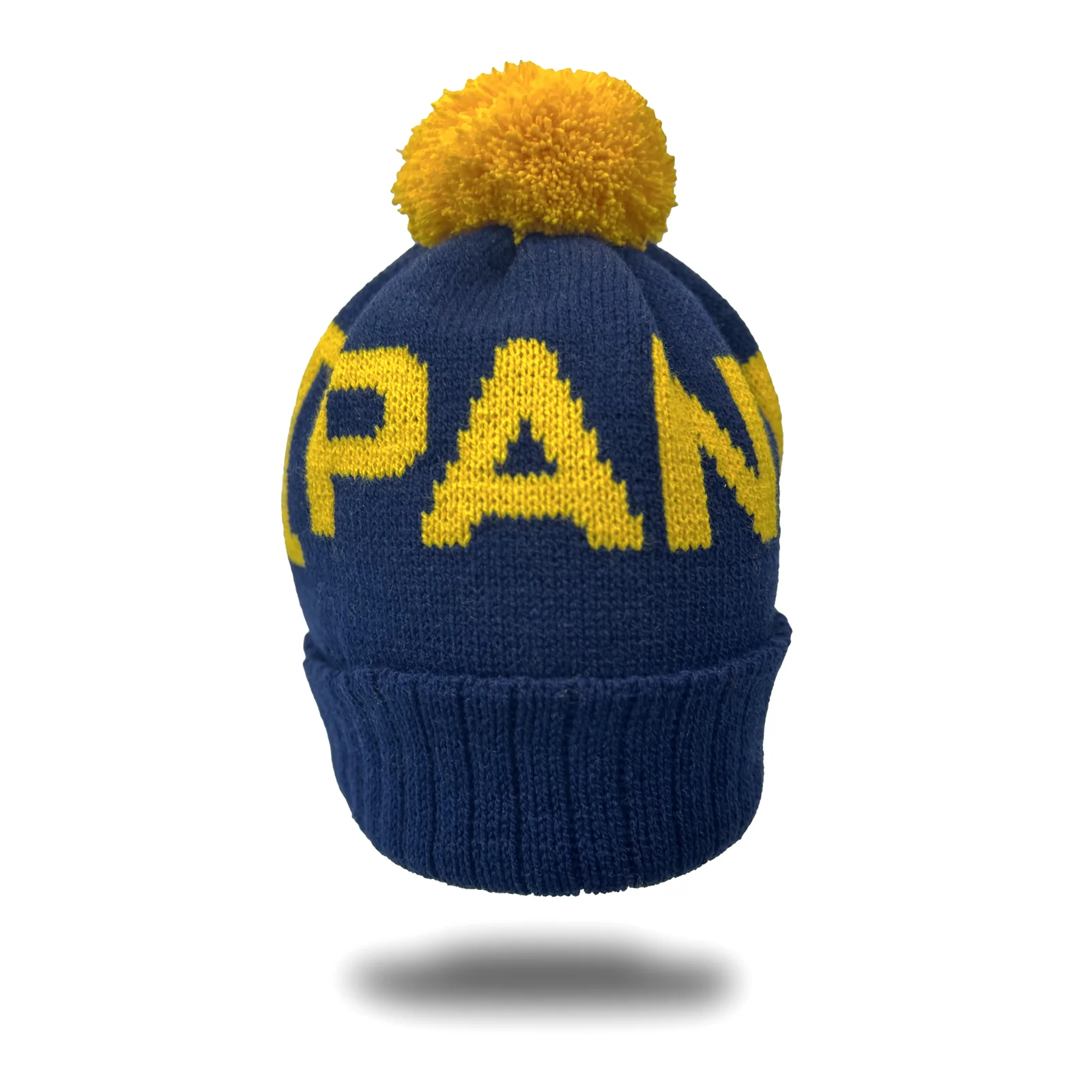 PANINARO BOBBLE HAT - NAVY / YELLOW