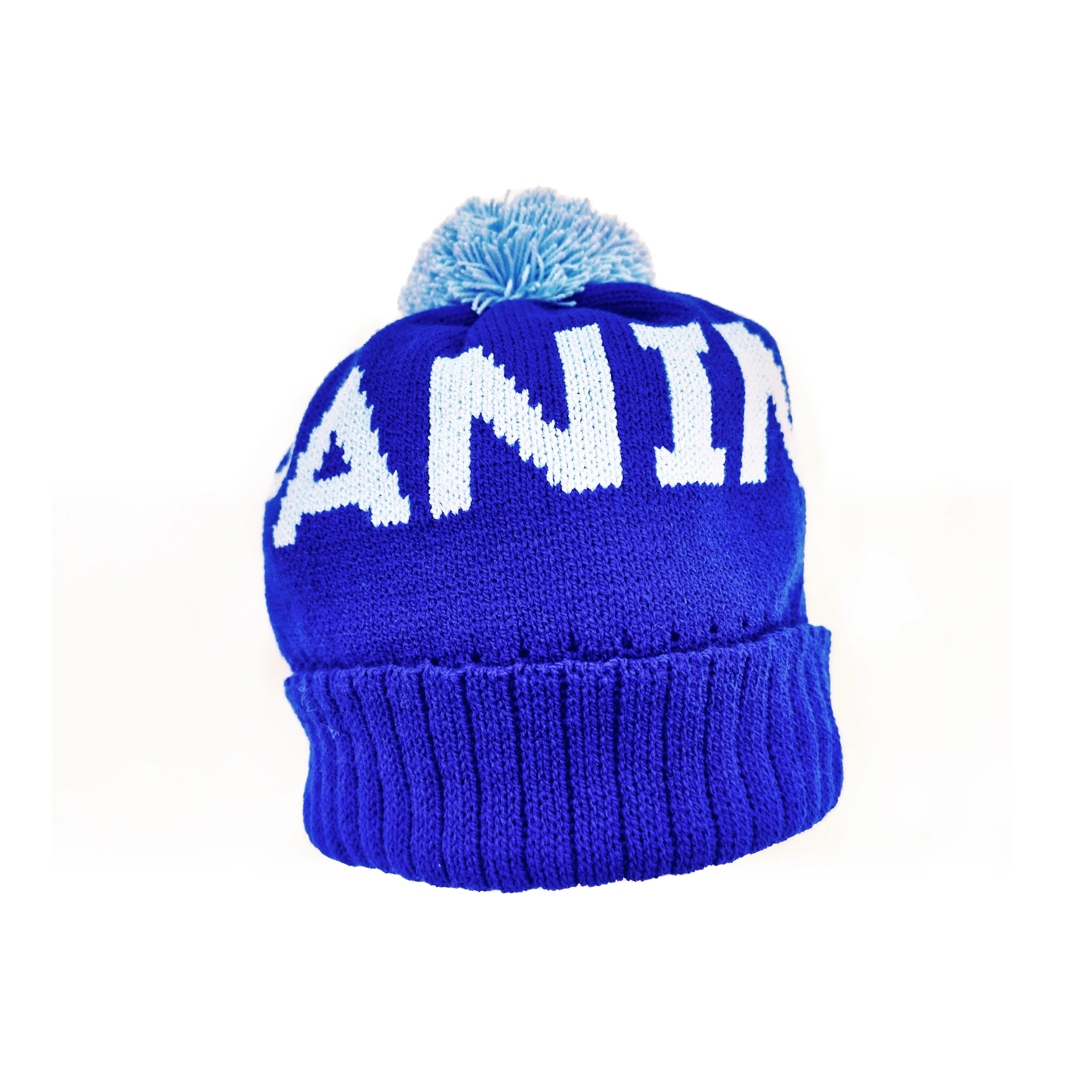 PANINARO BOBBLE HAT - ROYAL BLUE / BABY BLUE